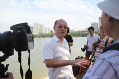 湛江市副市长梁志鹏亲临比赛现场
