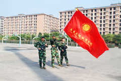 迎校旗
