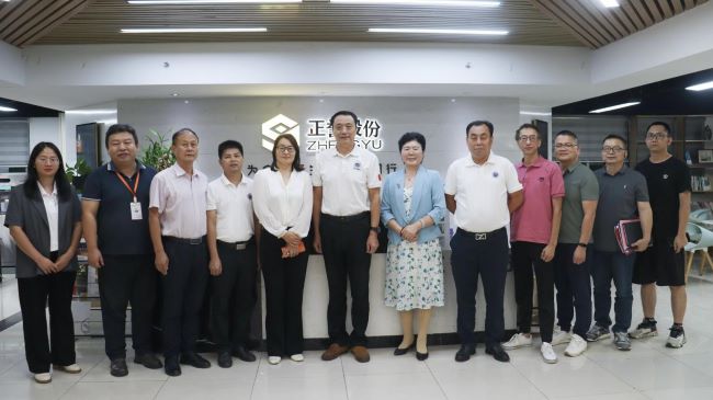 李晓豁副校长率队到正誉集团洽谈共建产教融合实训基地